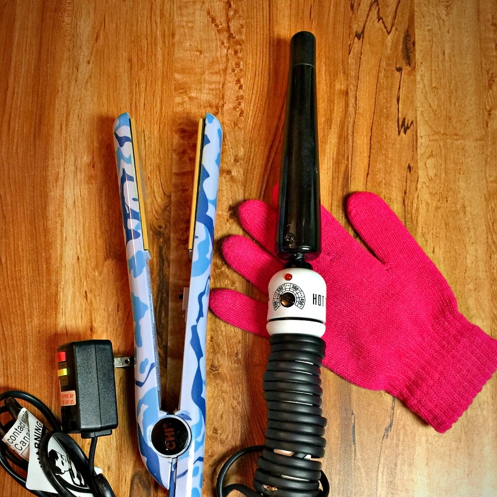 Ceramic Flat Iron & Curling Wand